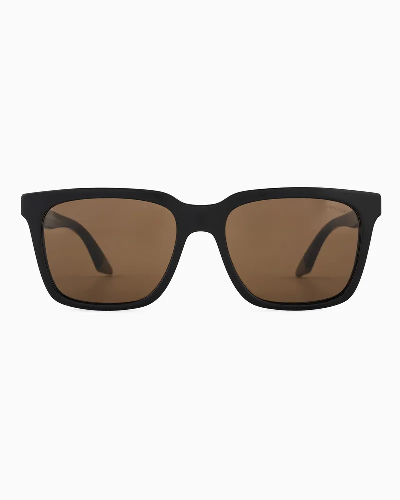 Emporio Armani Eckige Sonnenbrille für Herren 