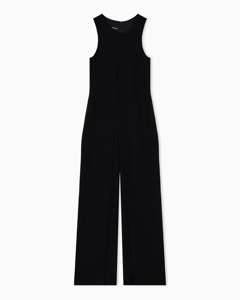 Emporio Armani Trainingsanzug aus technischem Cady Schwarz