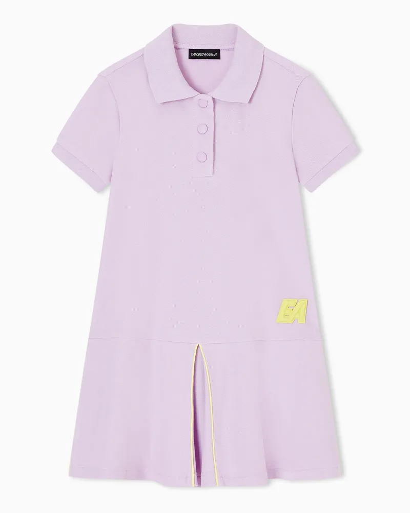 Emporio Armani Kleid aus Pikee-Jersey Violett