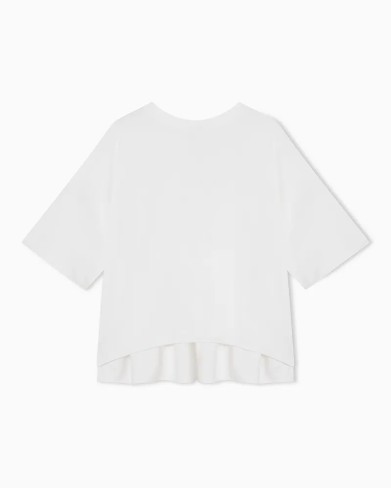 Emporio Armani Relaxed Fit T-Shirts Weiß