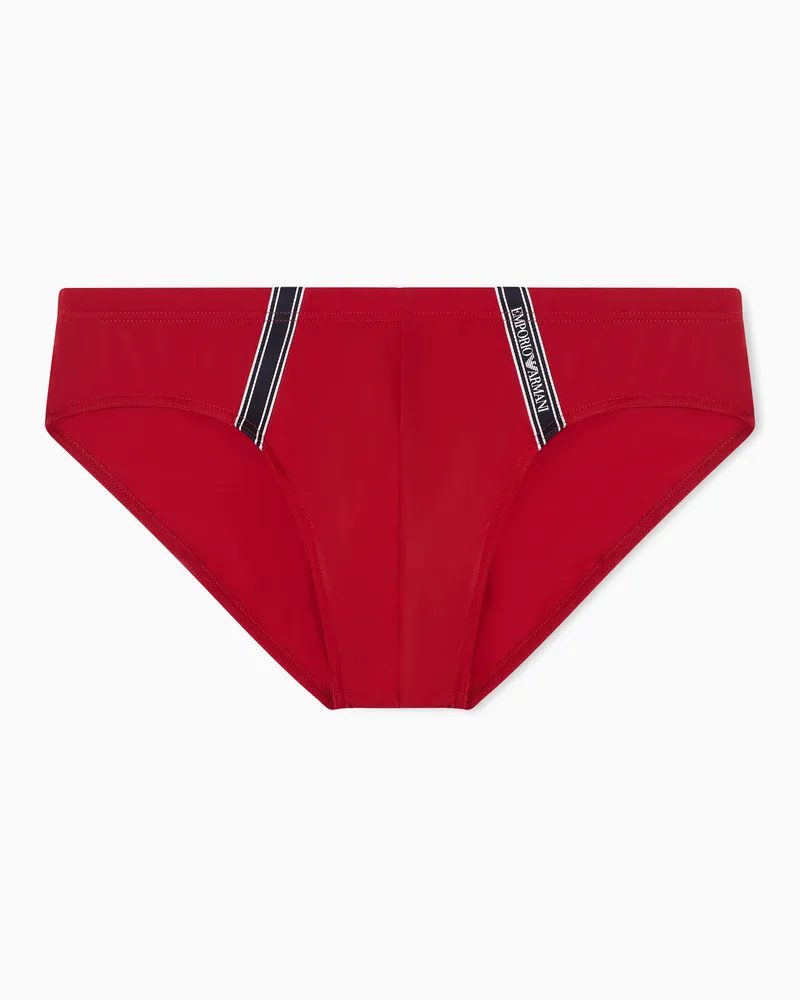 Emporio Armani Strand-Badehosen Rot