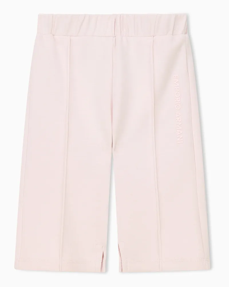 Emporio Armani Jerseyhose mit regulärer Passform und elastischem Bund Pink