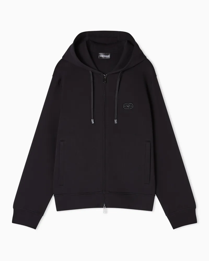 Emporio Armani Sweatshirts mit Reißverschluss Schwarz