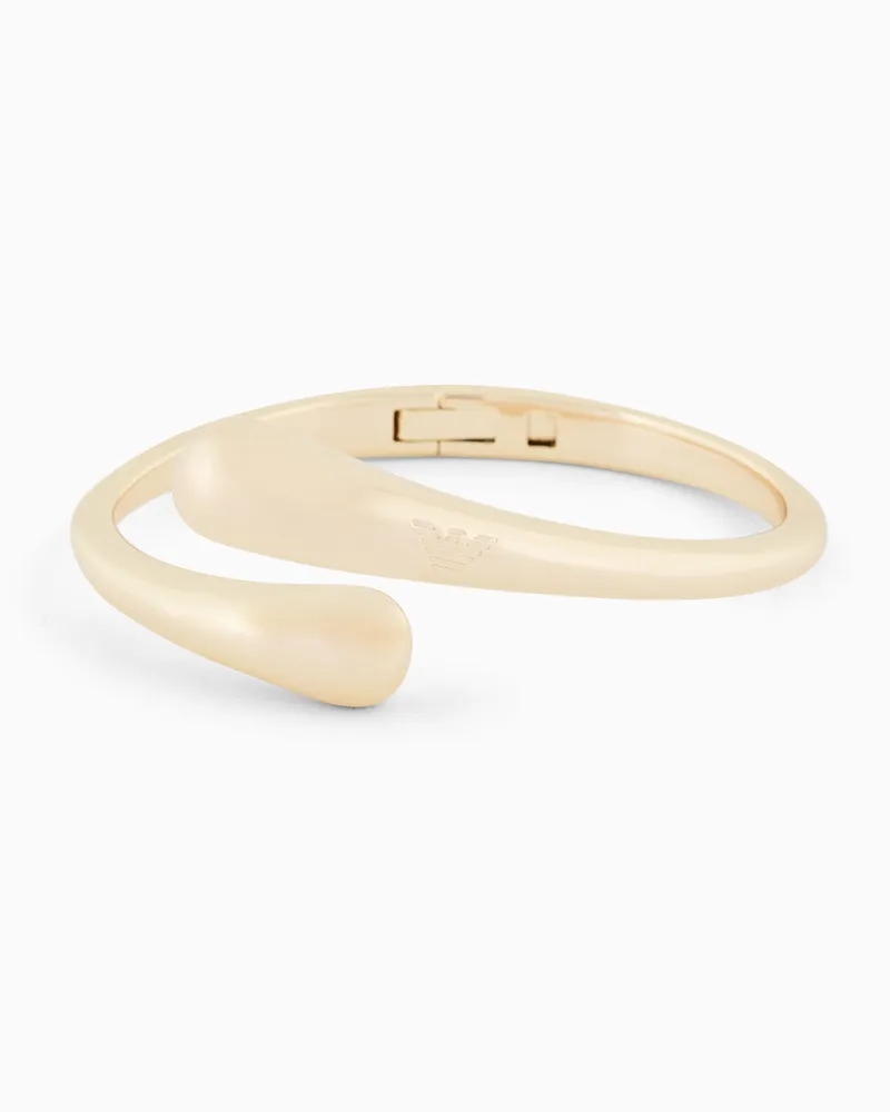 Emporio Armani Armspange aus goldfarbenem Messing Mehrfarbig