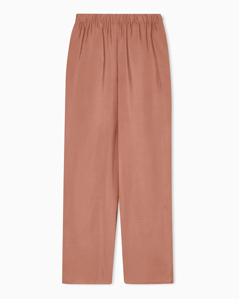 Emporio Armani Icon Hose aus Modal-Musselin mit Elastikbund Pink