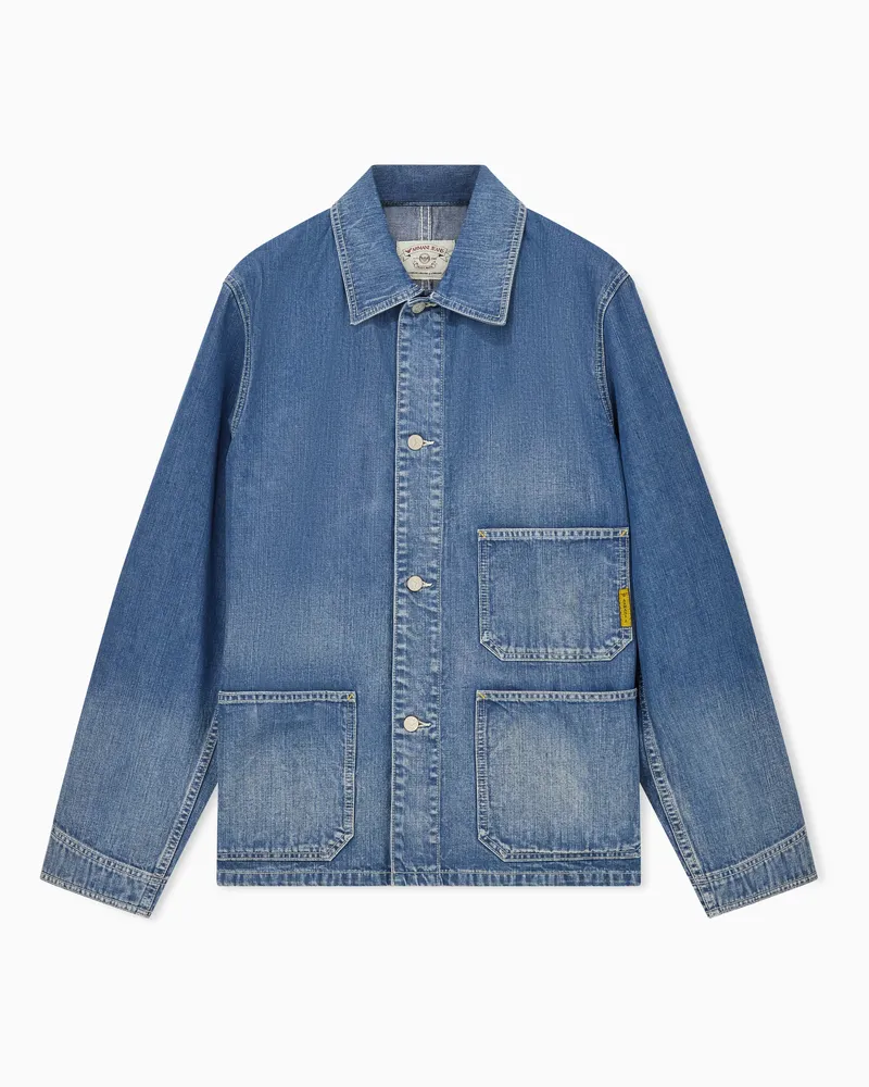 Emporio Armani Denim-Jacken Blau