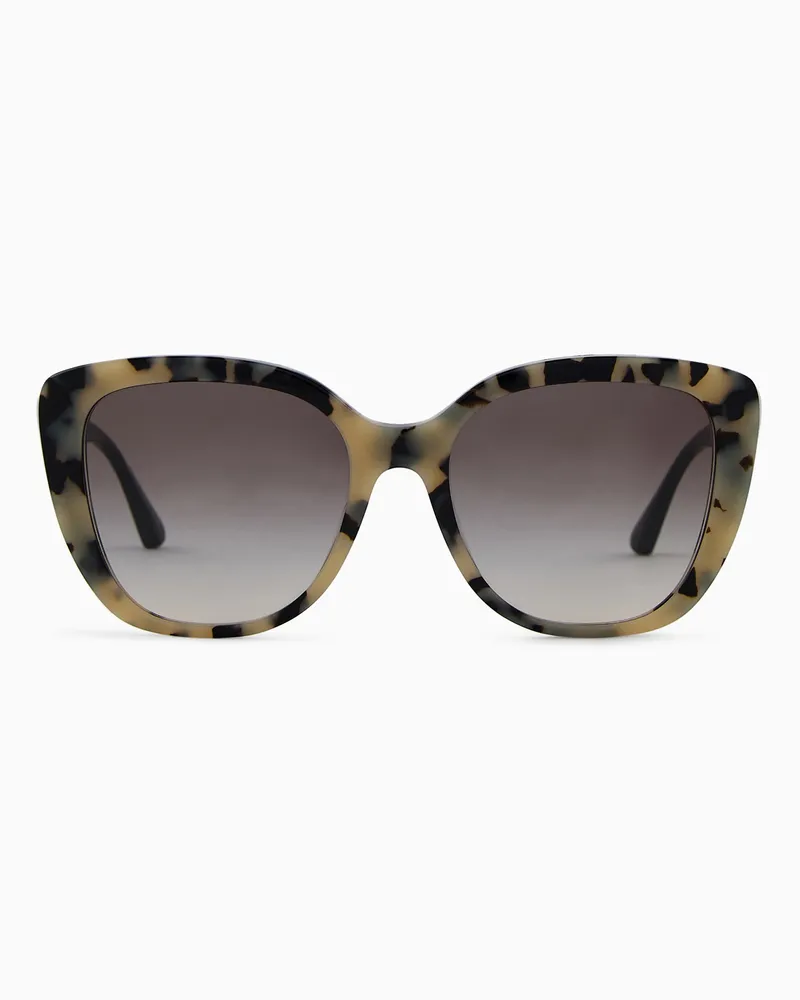 Emporio Armani Butterfly-Sonnenbrille für Damen Beige