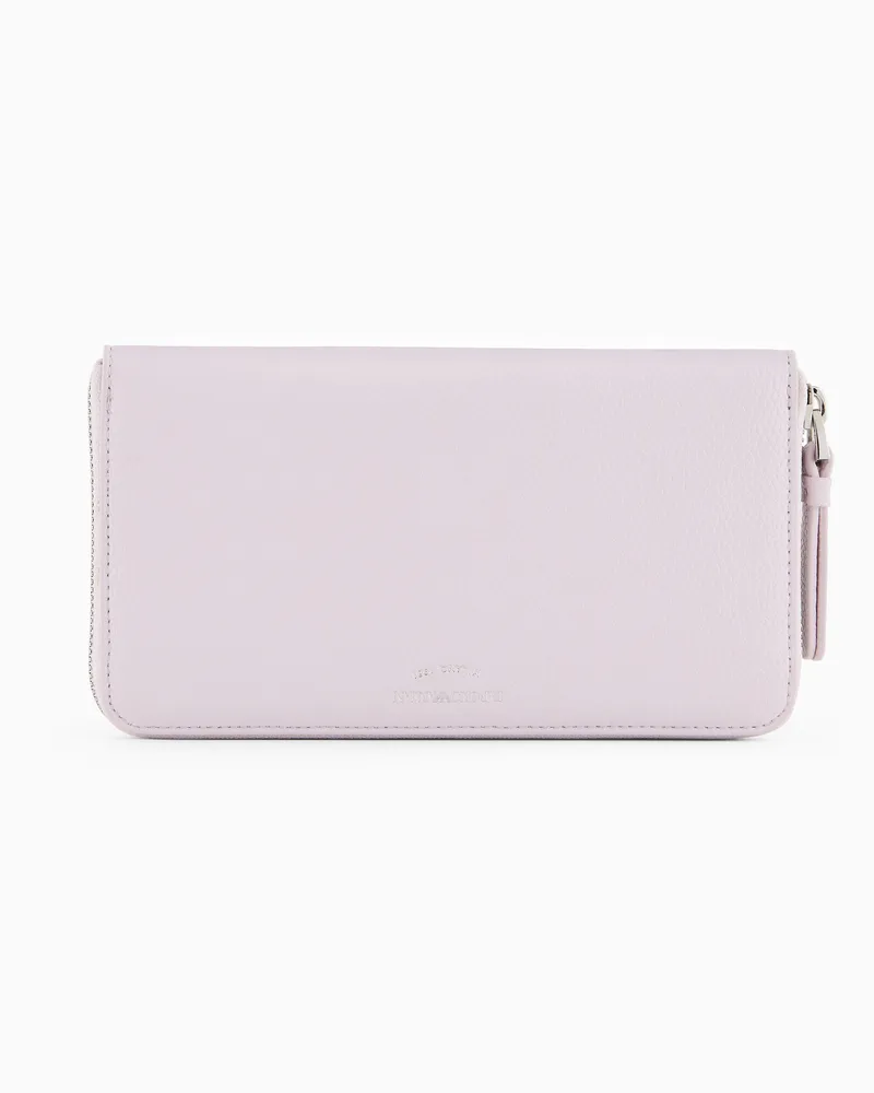 Emporio Armani Portemonnaie MyEA mit Rundum-Reißverschluss und Hirsch-Print Pink