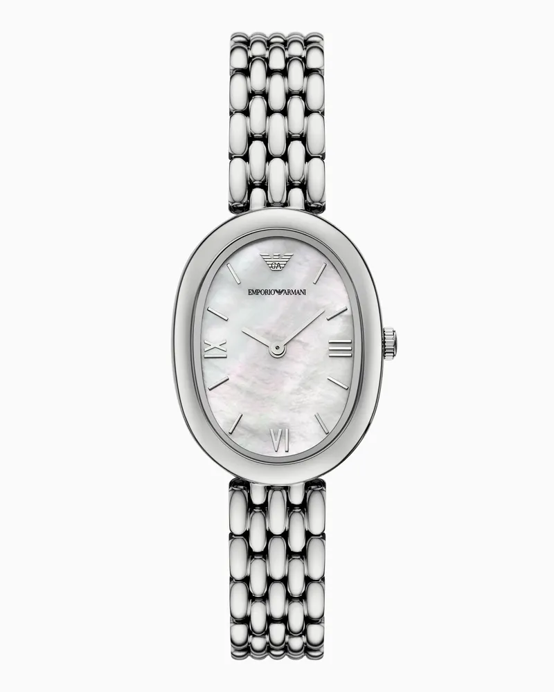 Emporio Armani Zweizeigeruhr mit Armband aus Edelstahl Mehrfarbig