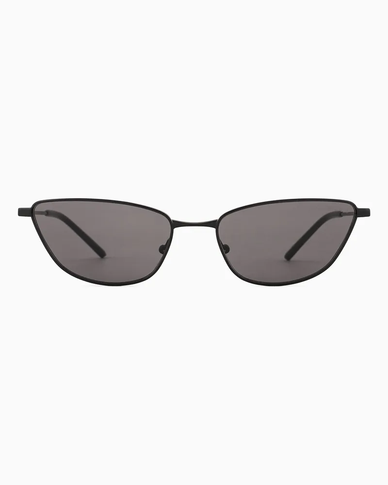 Emporio Armani Sonnenbrille für Damen mit Cat-Eye-Fassung Schwarz