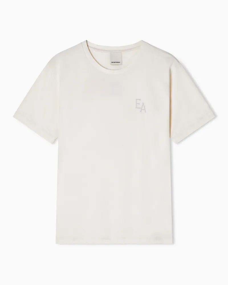 Emporio Armani Regular Fit T-Shirts Beige