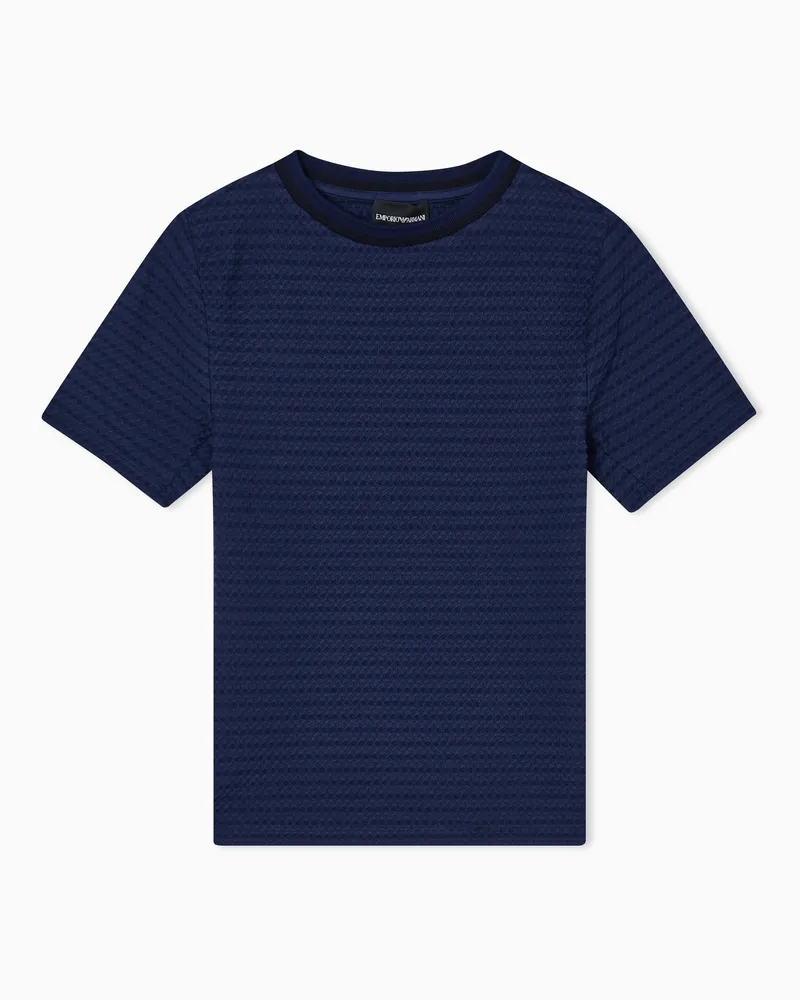 Emporio Armani Slim Fit T-Shirts Blau