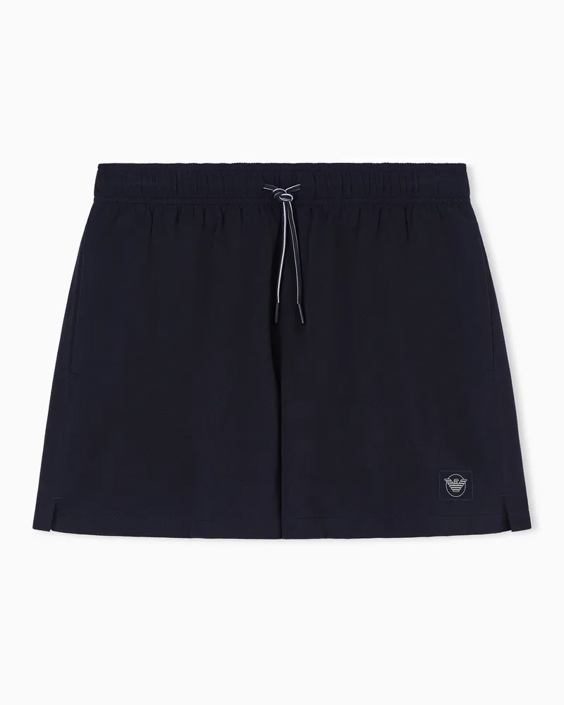 Emporio Armani Strand-Boxershorts Blau