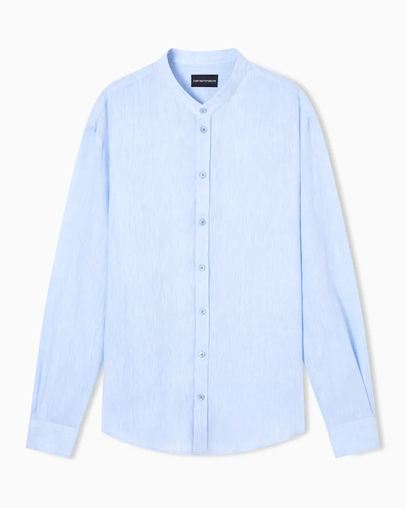 Emporio Armani Lässige Hemden Hellblau