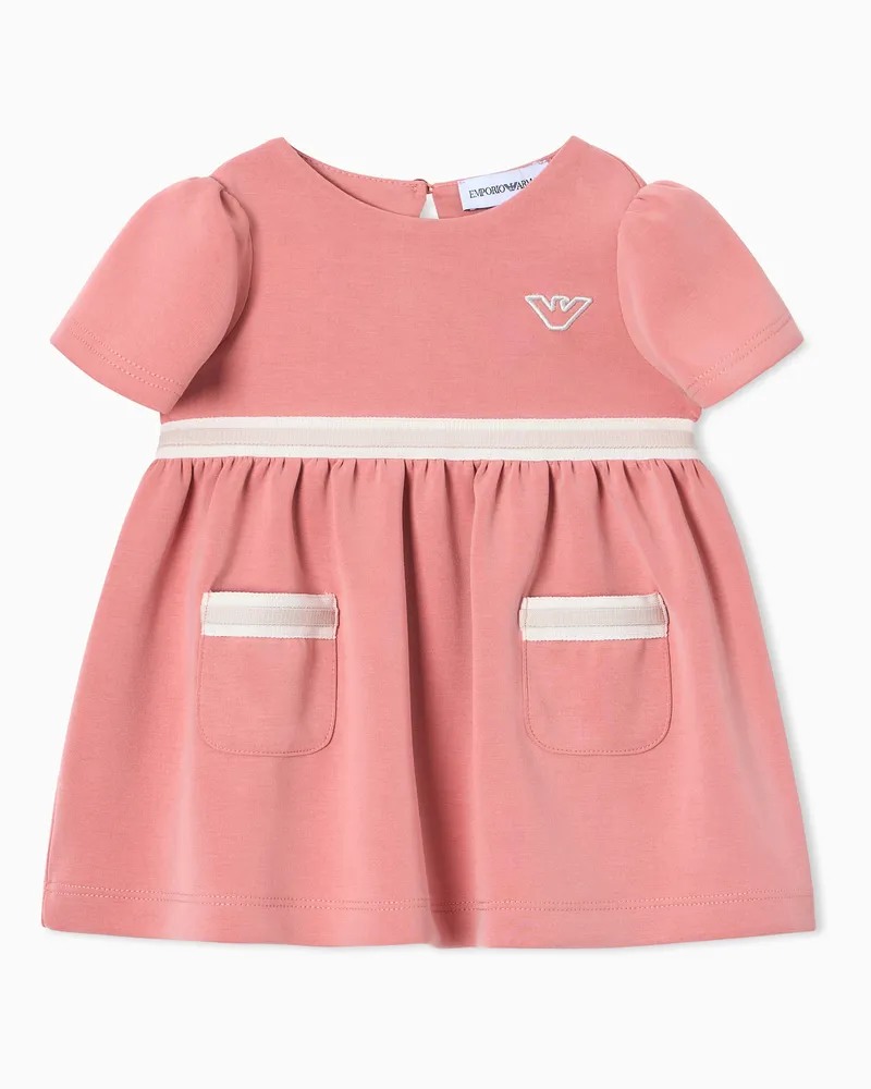 Emporio Armani Ausgestelltes Cupro-Kleid Pink
