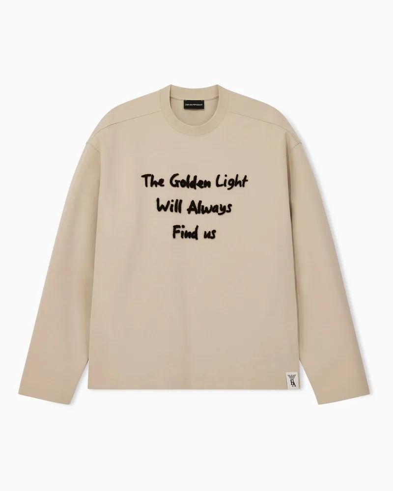 Emporio Armani Langarmshirts Beige