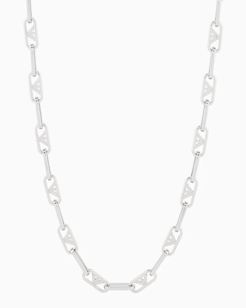 Emporio Armani Kette mit Anhänger aus Edelstahl Mehrfarbig