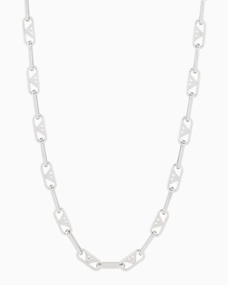 Emporio Armani Kette mit Anhänger aus Edelstahl Mehrfarbig