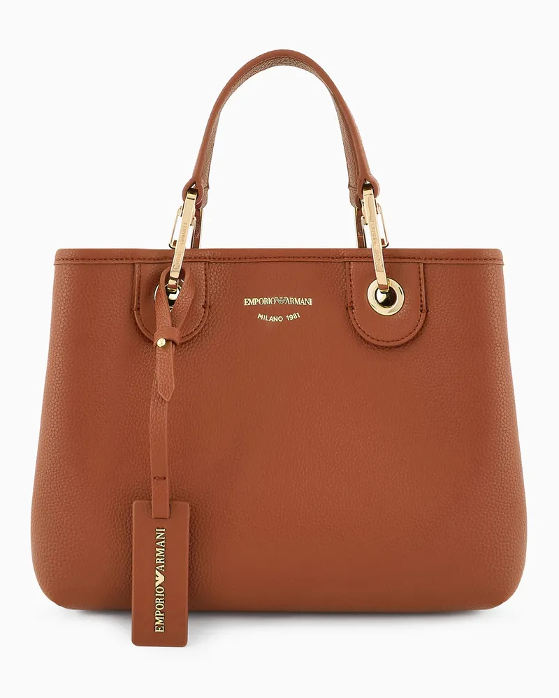 Emporio Armani MyEA Shopper mit Hirsch-Print Braun