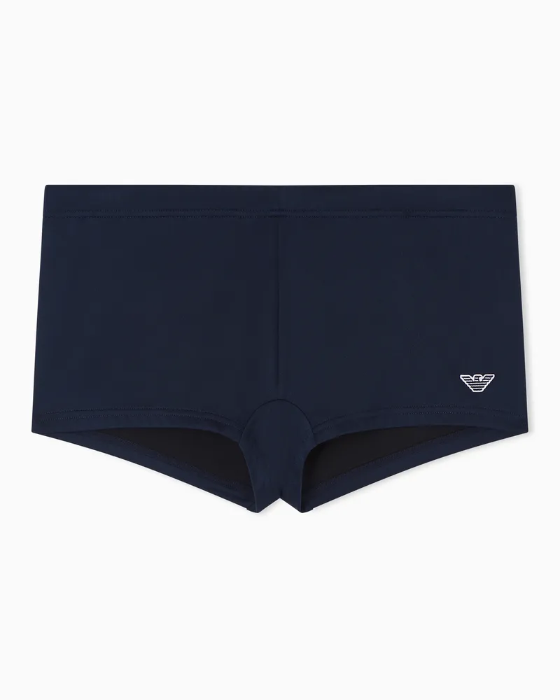 Emporio Armani ASV Essential eng anliegende Bade-Boxershorts Marineblau