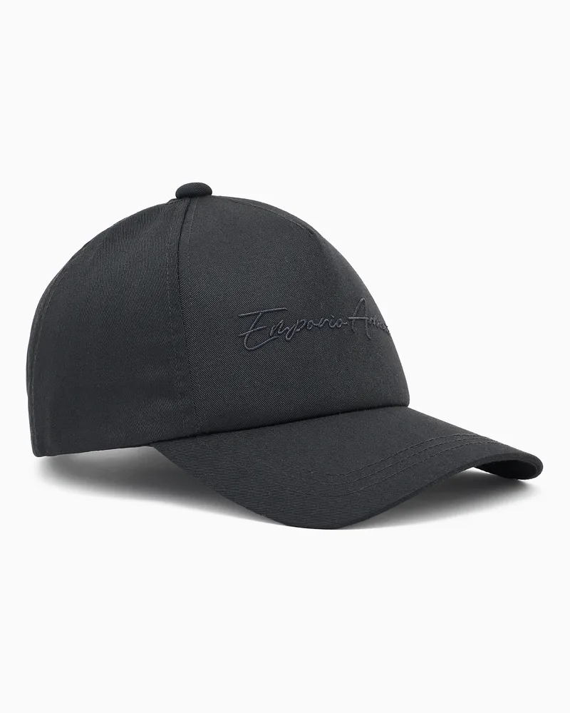 Emporio Armani Baseballcap mit „“-Stickerei Schwarz