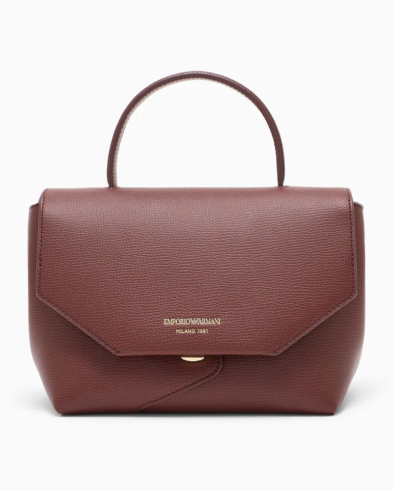 Emporio Armani Minitasche aus Leder Emporio Armani 1981 Burgunderrot