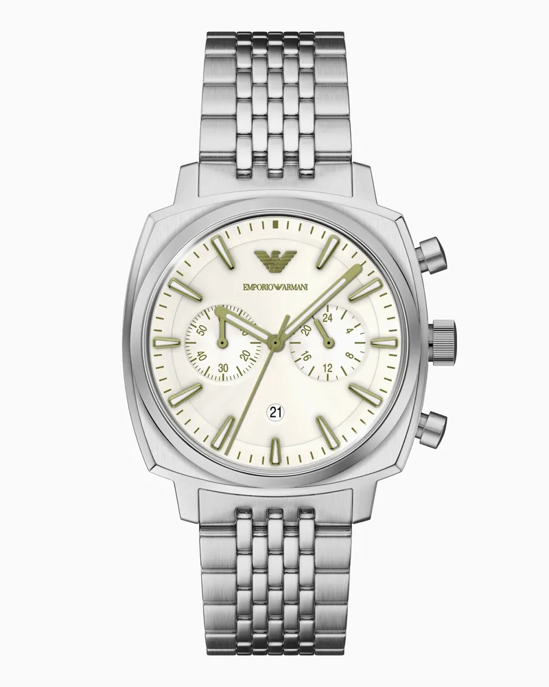 Emporio Armani Quarz-Chronograph-Uhr Mehrfarbig