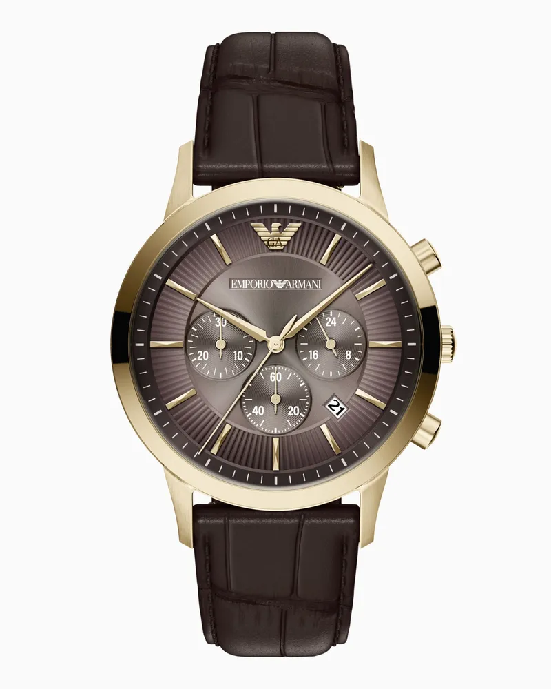 Emporio Armani Archetipo Quarz-Chronograph-Uhr Mehrfarbig