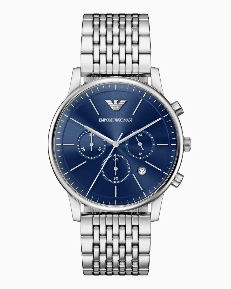 Emporio Armani Quarz-Chronograph-Uhr Mehrfarbig