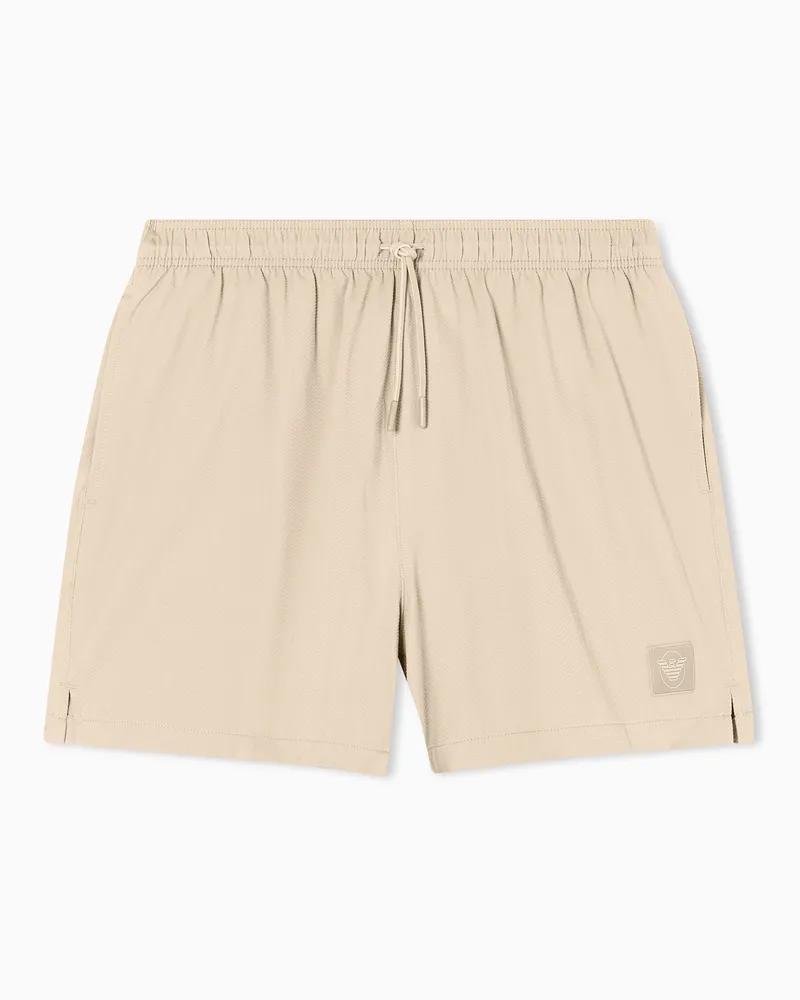 Emporio Armani Strand-Boxershorts Beige