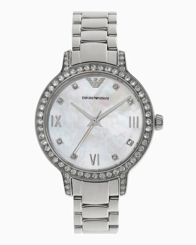 Emporio Armani Uhr aus Edelstahl Mehrfarbig