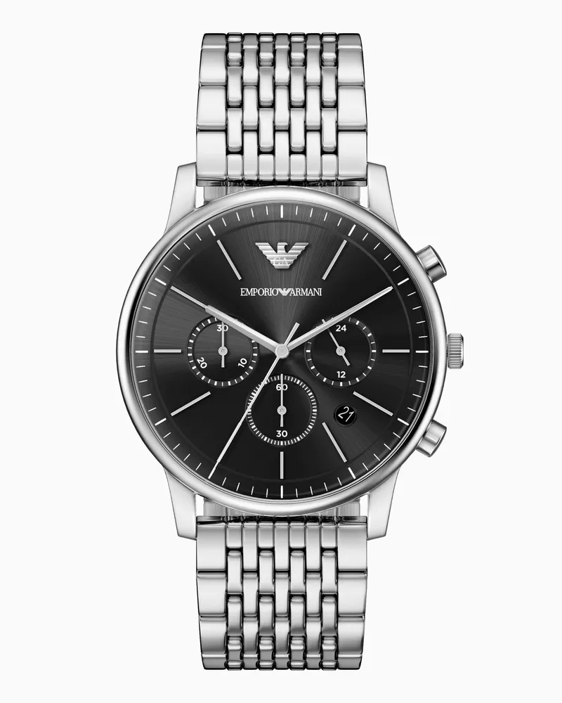 Emporio Armani Quarz-Chronograph-Uhr Mehrfarbig