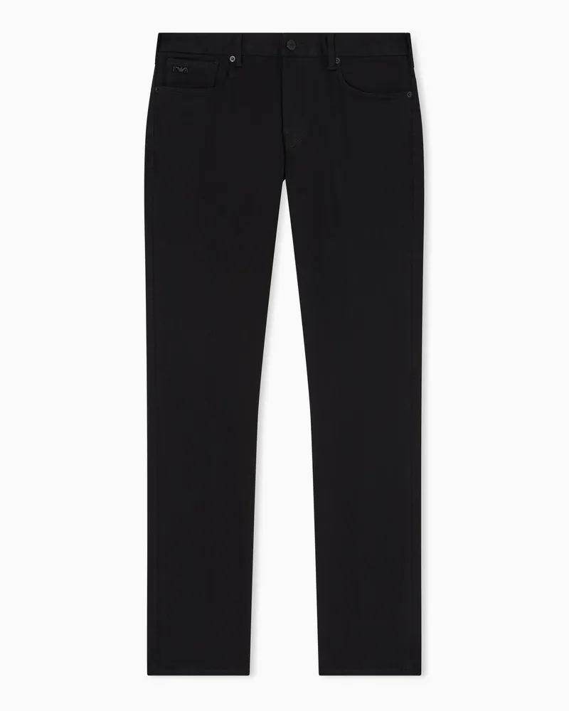 Emporio Armani J06 slim fit jeans in extra comfort denim Schwarz