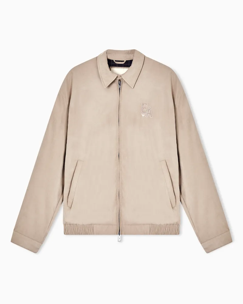 Emporio Armani Blouson in nylon Eagle Club Beige