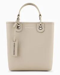 Emporio Armani Shopper Myea Im Hochformat mit Hirsch-print Grau