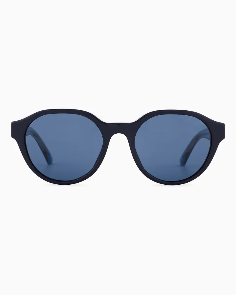 Emporio Armani Sonnenbrille für Mädchen mit Panto-Fassung Blau