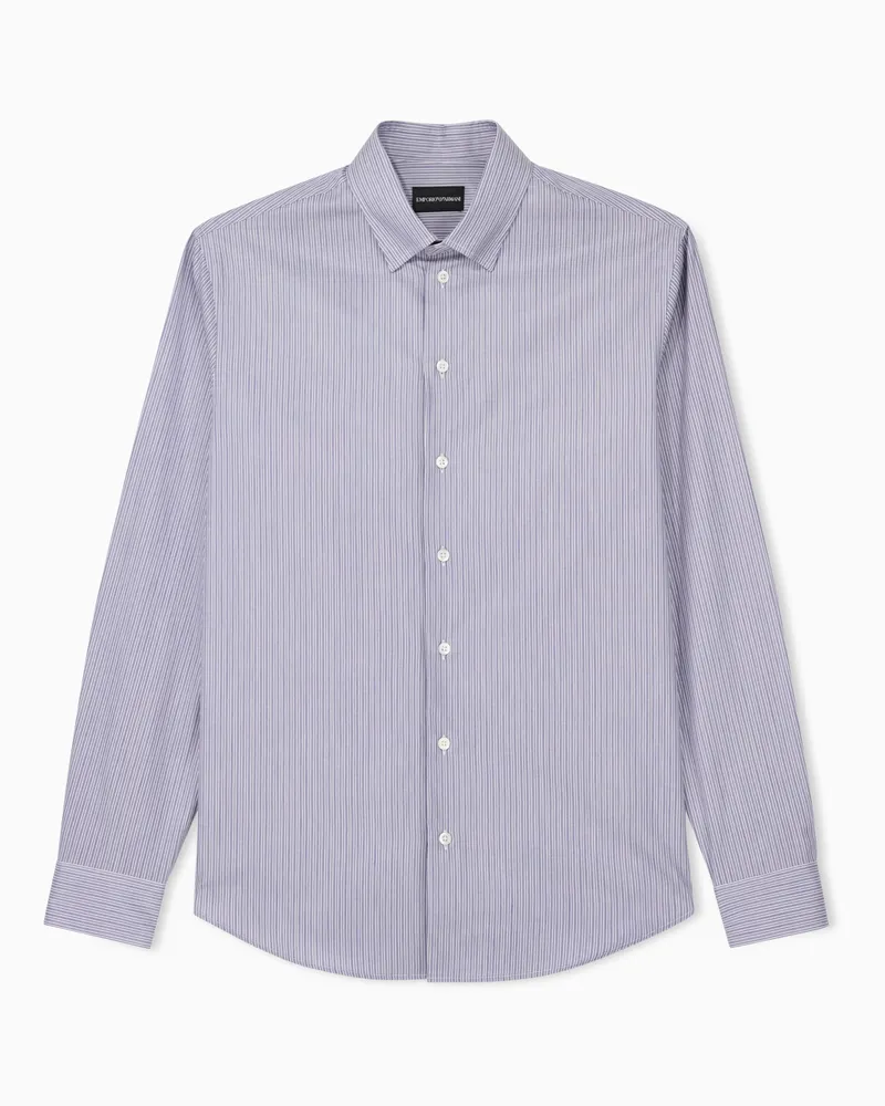 Emporio Armani Klassische Hemden Grau