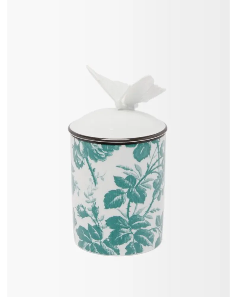 Gucci Herbarium Floral Porcelain Candle Holder 
