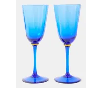 X Salviati Set Of Two Wine Glasses