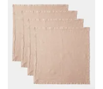 Set Of Four Tela Linen Napkins