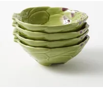 Set Of Four Artichoke Earthenware Bowls