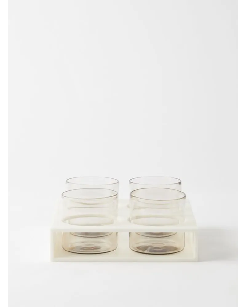 Set Of Four Glass Tumblers