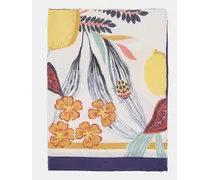 Botanical-print 350cm X 180cm Linen Tablecloth