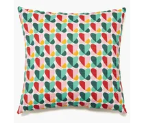 Farfalle-print Cotton-blend Cushion