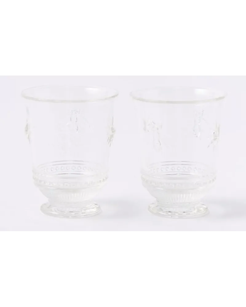 Set Of Two Bee Glasses