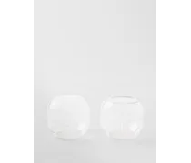 Set Of Two Velasca Acqua Glass Tumblers