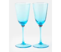 X Salviati Set Of Two Wine Glasses
