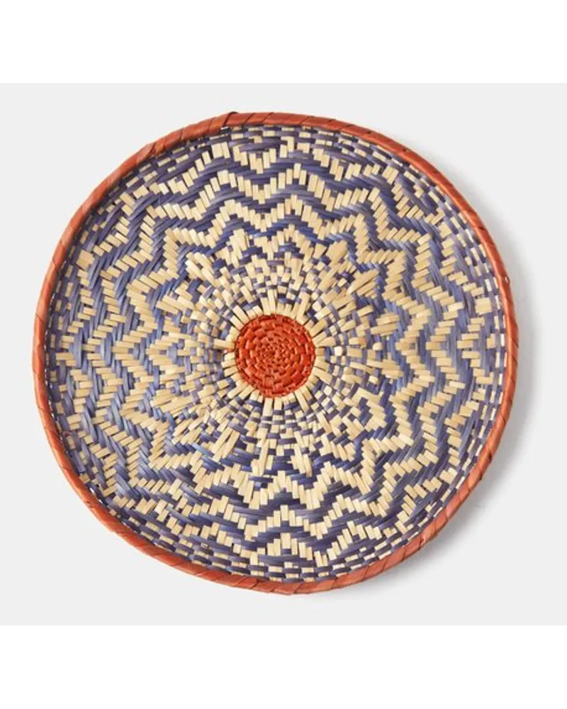 Set Of Two Woven Palm Charger Plates