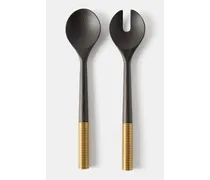Set Of Two Alhambra Wooden Serving Spoons
