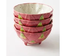 Set Of Four Pitaya Bowls